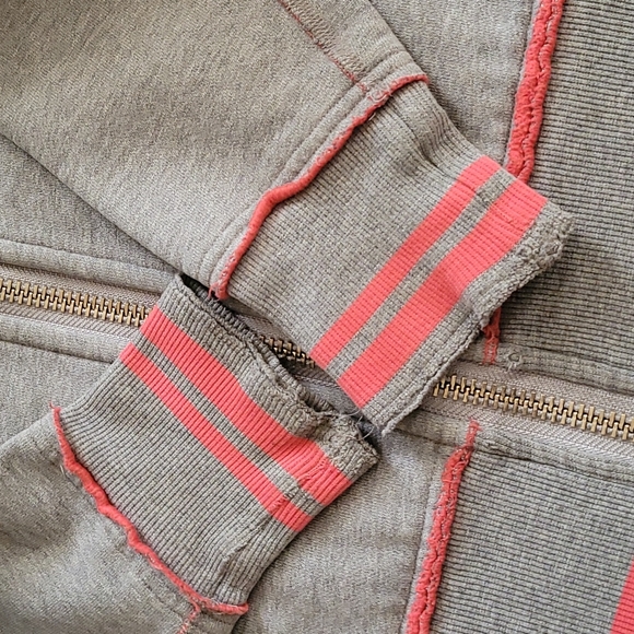 Lululemon gray pink scuba hoodie Size 6 - Picture 6 of 10